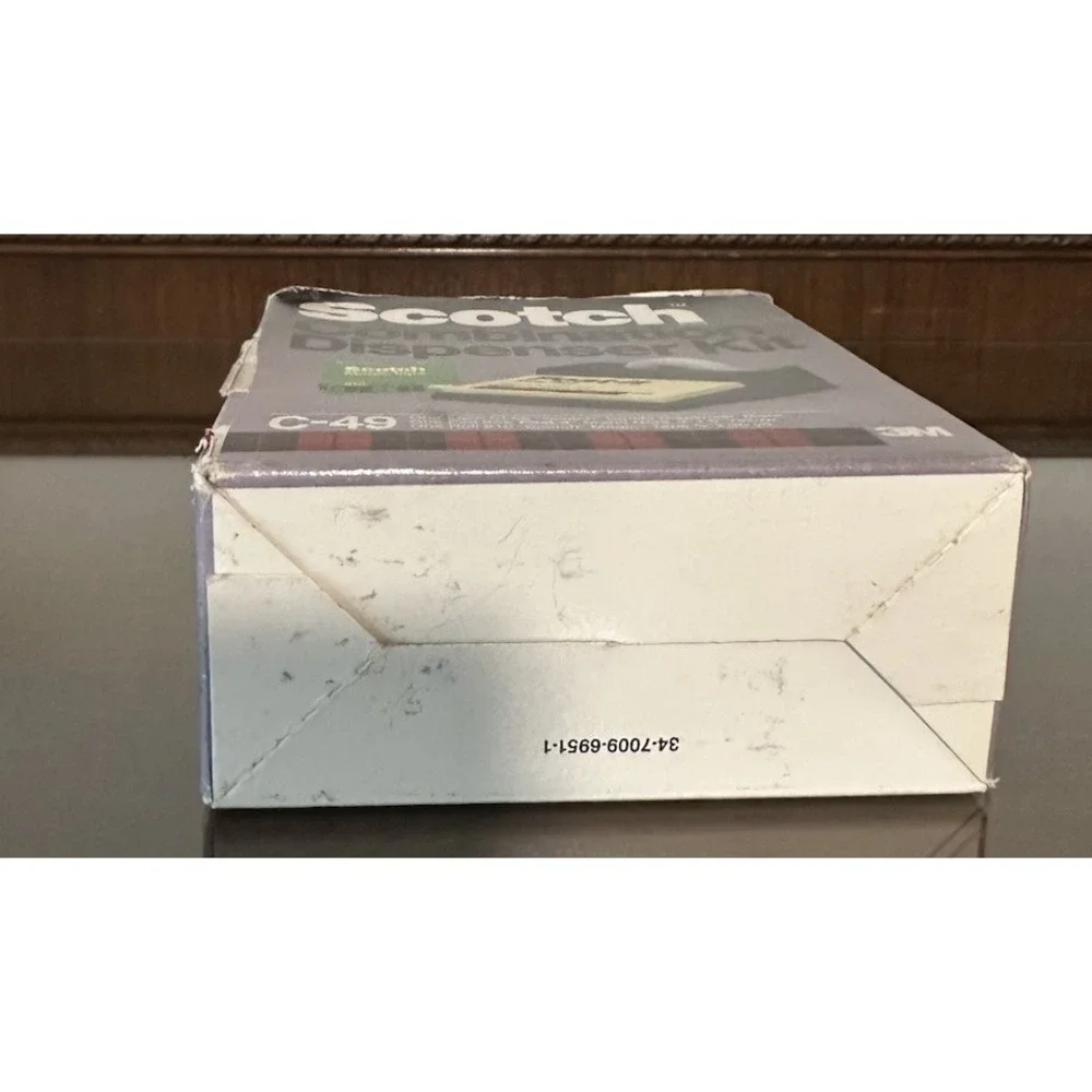 NOS 1986 Scotch Desktop Combination Kit Tape Dispenser Post It Notes Sealed C-49